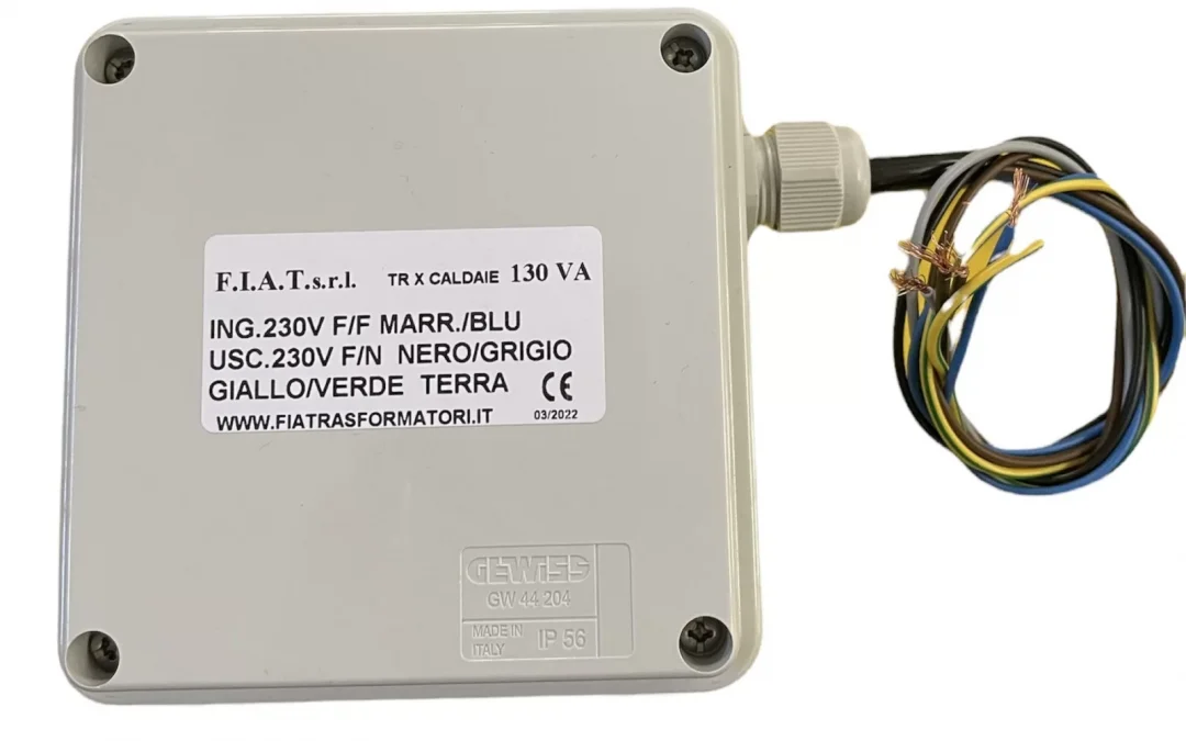 Boxed boiler toroidal transformer